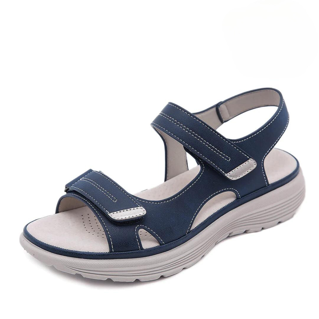 Damen Orthopädische Ledersandalen Hochwertig - Norvielle