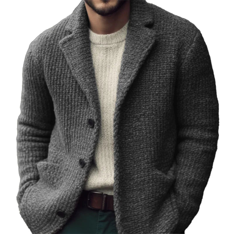 Herren Cardigan Weiches Strickmaterial Reguläre Passform - Norvielle