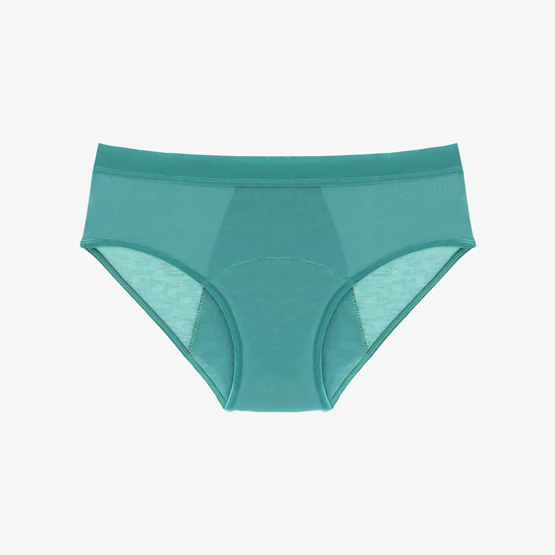Damen Menstruationsunterwäsche 3er Set Baumwolle Mit Wetbag