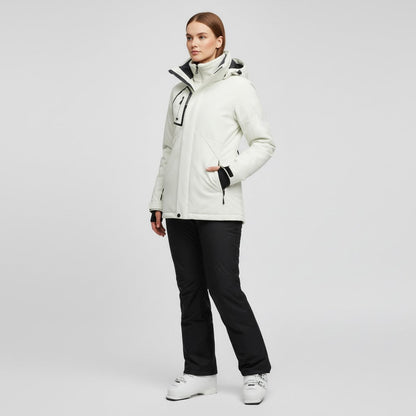 Damen Skianzug Strukturierte Jacke und Hose Wintersport