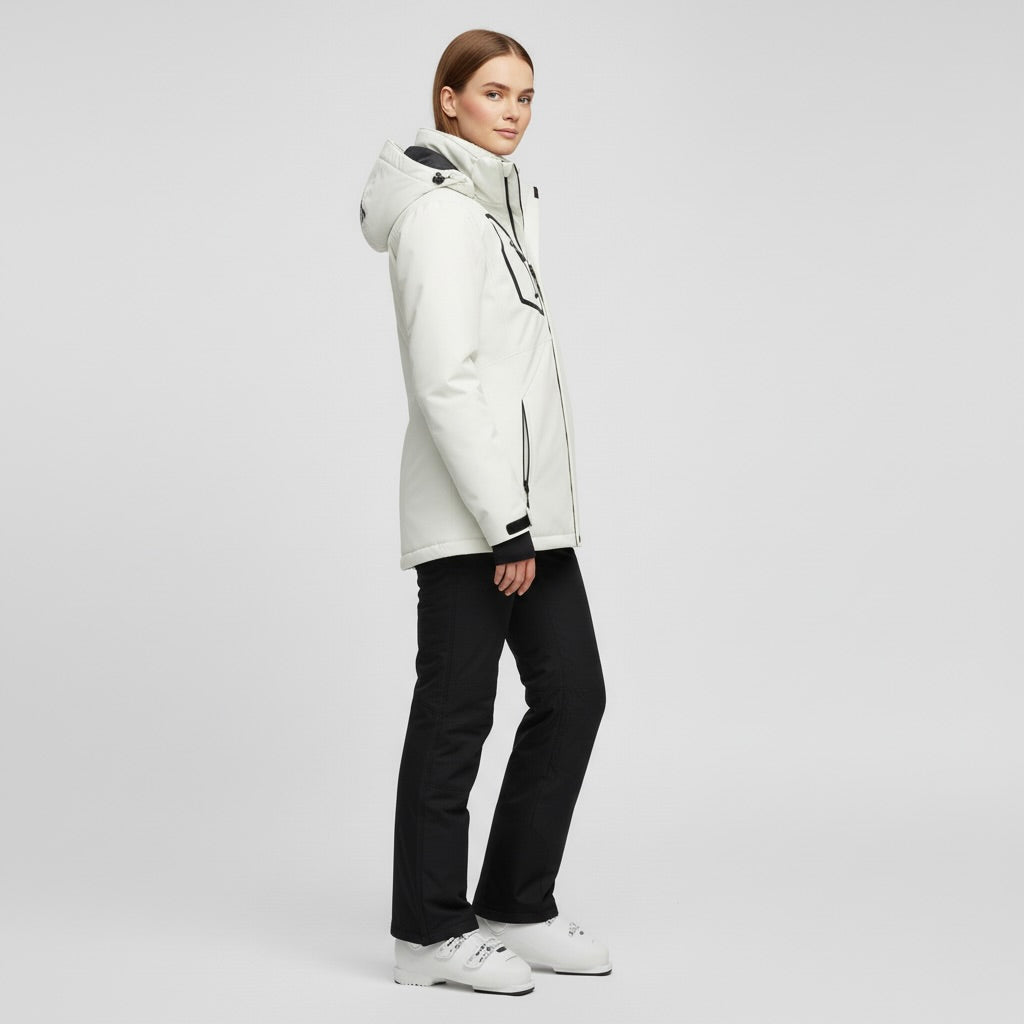 Damen Skianzug Strukturierte Jacke und Hose Wintersport