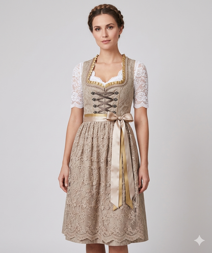 Damen Dirndl Traditionell Norvielle