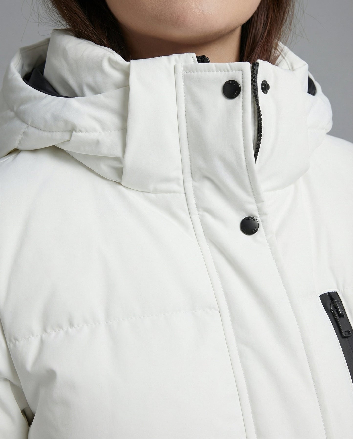 Langer Damen Daunenmantel Plus Size