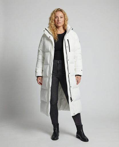 Langer Damen Daunenmantel Plus Size
