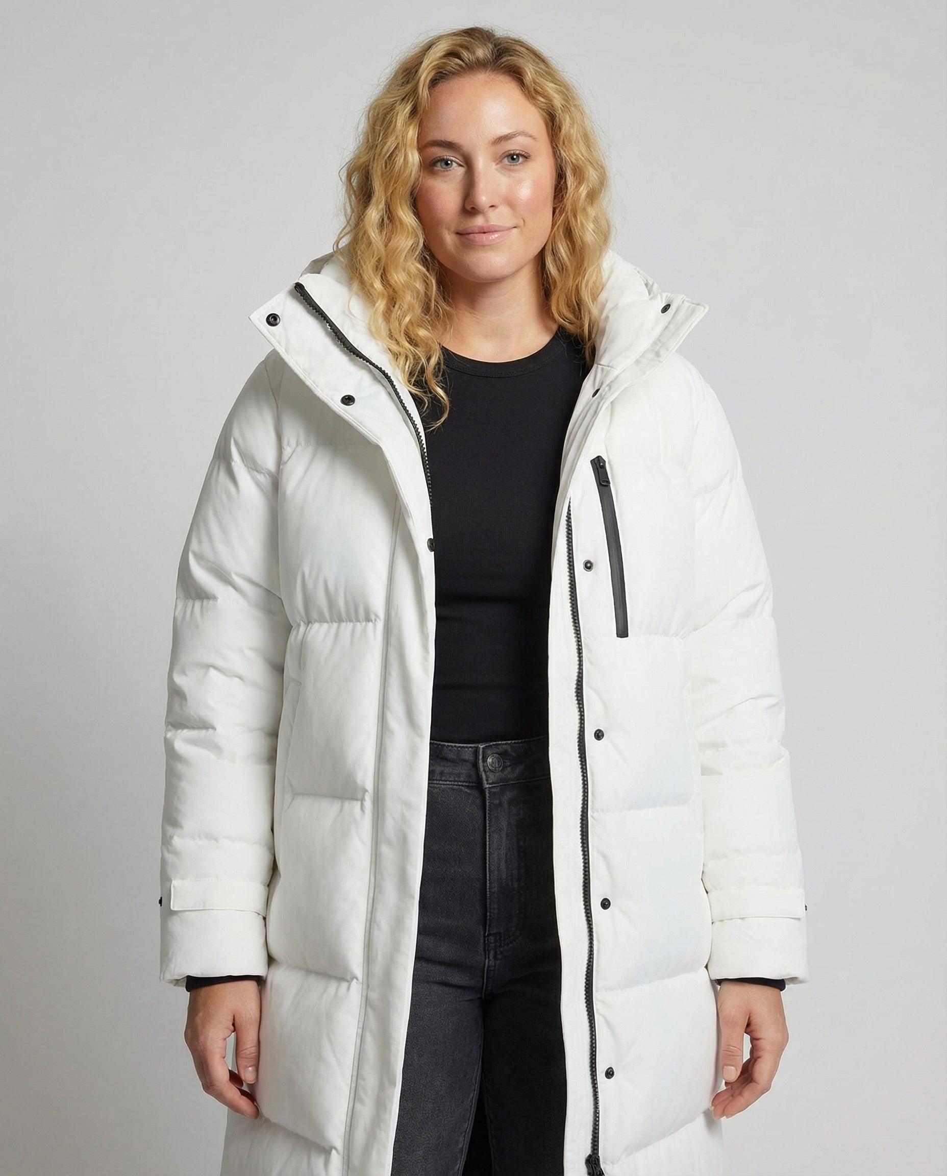 Langer Damen Daunenmantel Plus Size - Norvielle