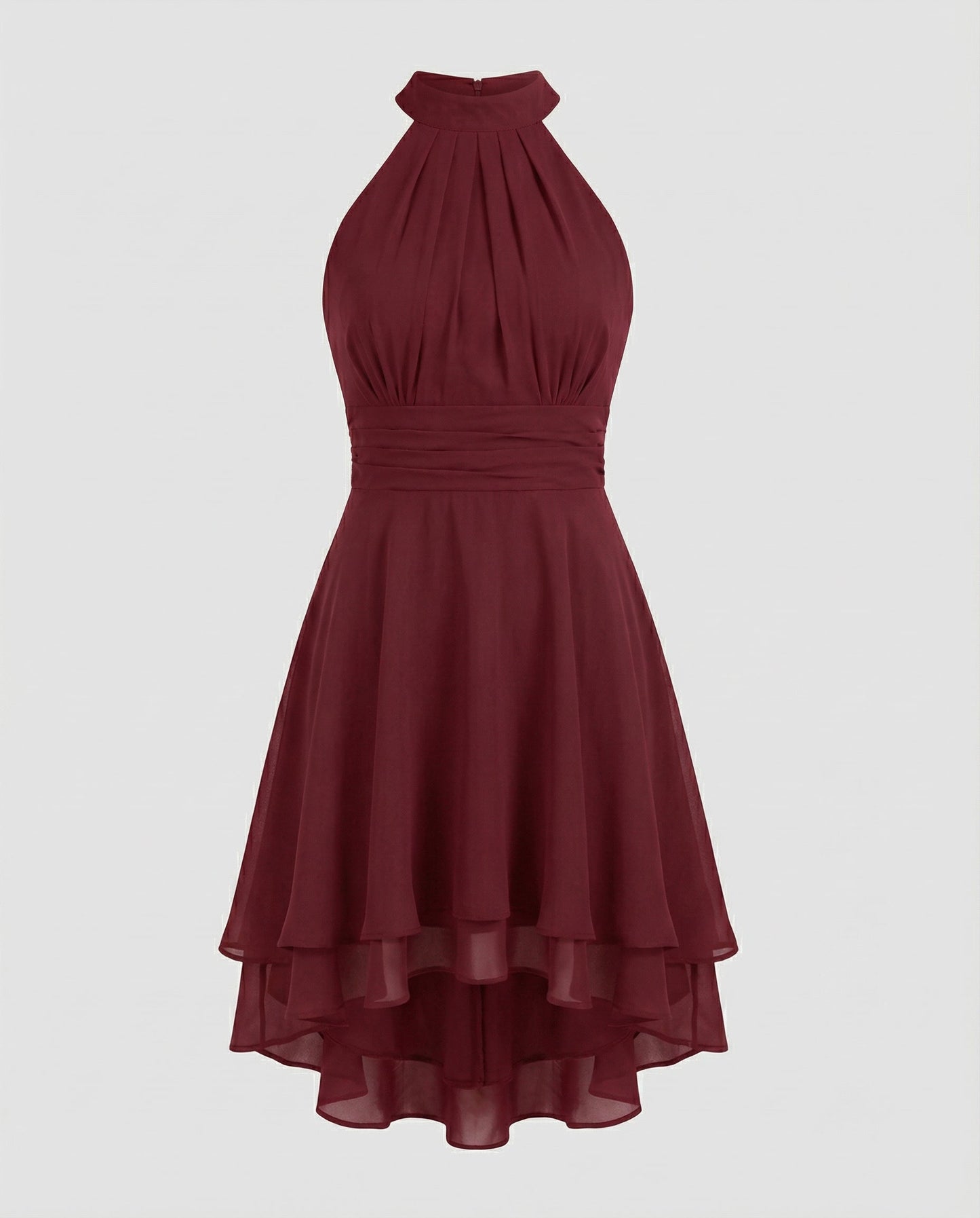 Damen Sommerkleid Rüschenkleid Pastellfarben