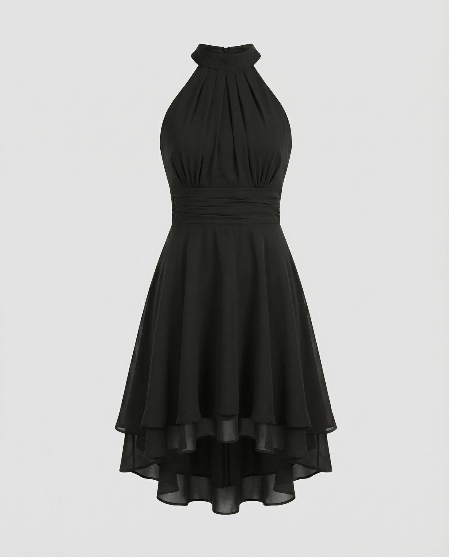 Damen Sommerkleid Rüschenkleid Pastellfarben