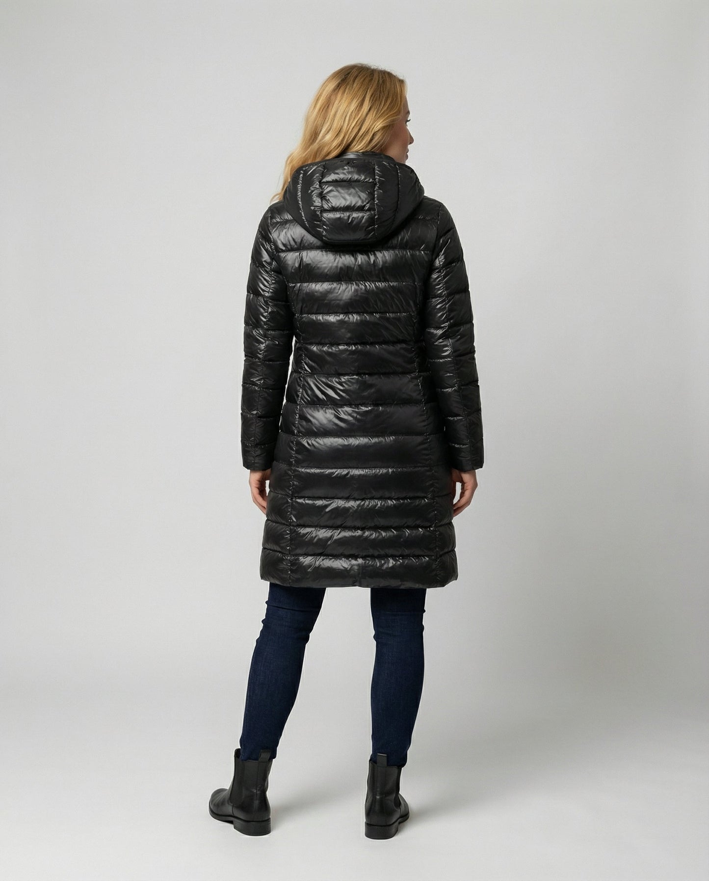 Damen Ultraleichte Daunenjacke Mit Kapuze
