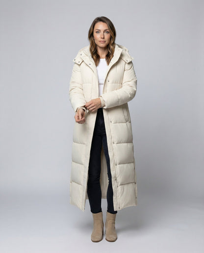 Damen Steppjacke Extra Lang - Norvielle