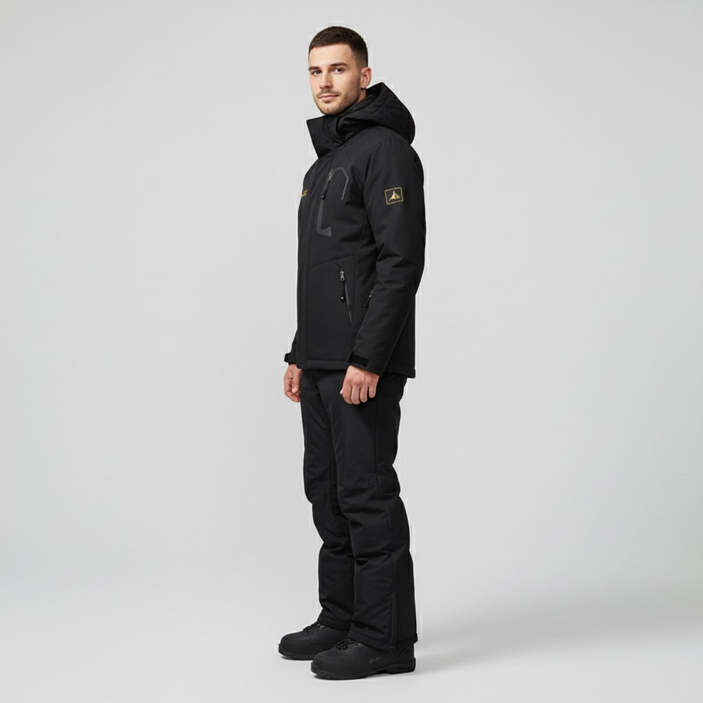 Herren Skikombination Ski-Jacke Skihose Wasserdicht
