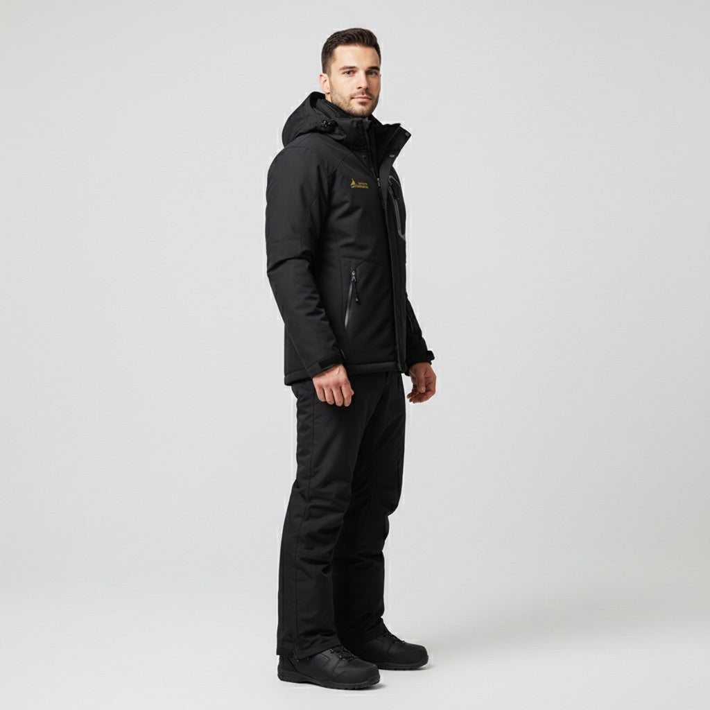 Herren Skikombination Ski-Jacke Skihose Wasserdicht