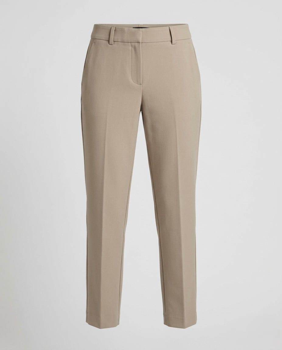 Damen Businesshose Elastisch Mittelhohe Taille