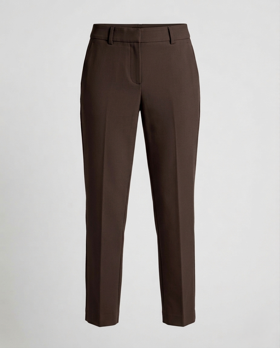 Damen Businesshose Elastisch Mittelhohe Taille