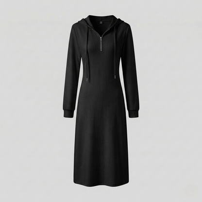 Damen Midikleid Langarm Jersey