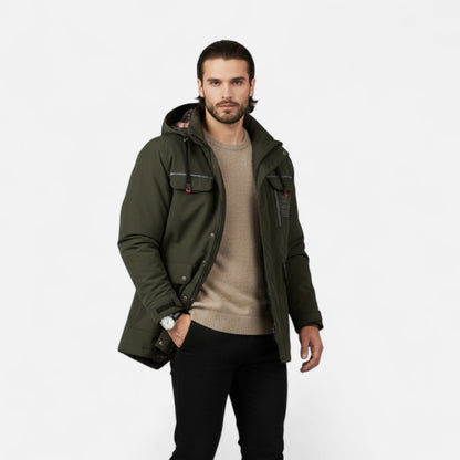 Herren Windbreaker Jacke Leicht Kapuze - Norvielle