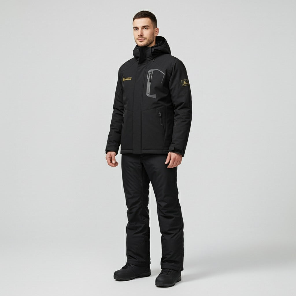 Herren Skikombination Ski-Jacke Skihose Wasserdicht