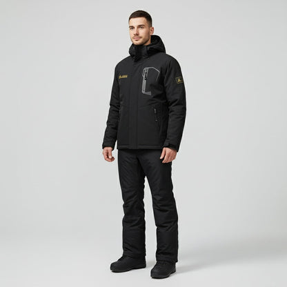 Herren Skikombination Ski-Jacke Skihose Wasserdicht
