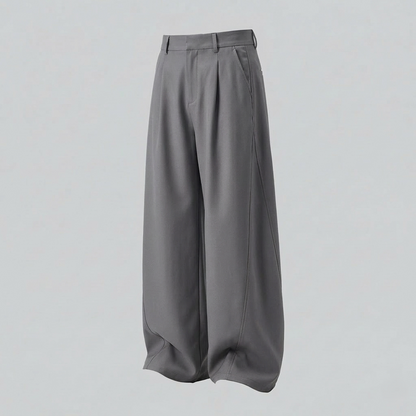 Herren High Waist Palazzo Hose