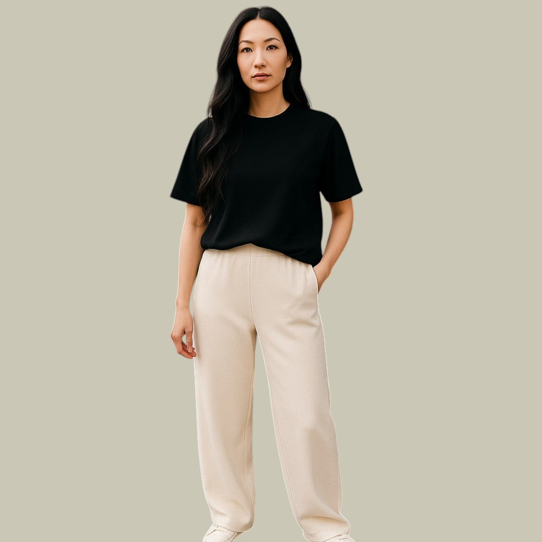 Damen Strickhose Locker Geschnitten - Norvielle