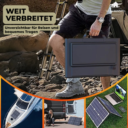 SolaraX Faltbares Solarpanel 1000W mit Mppt und USB