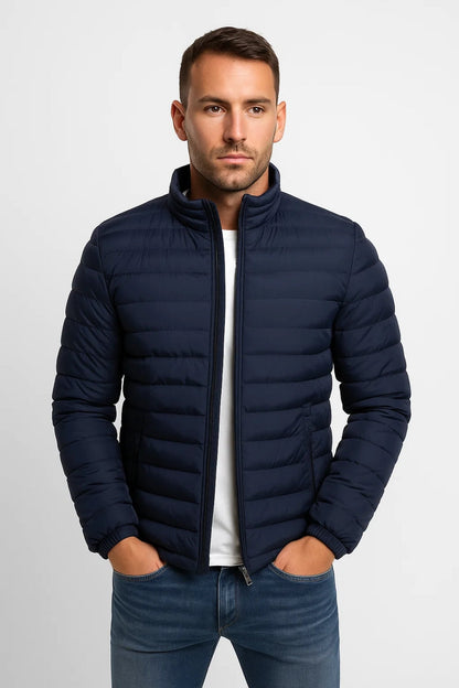 Herrenjacke Steppjacke Leicht Mit Reißverschluss