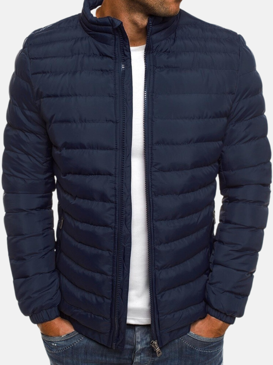Leichte Steppjacke Reißverschluss Übergangsjacke