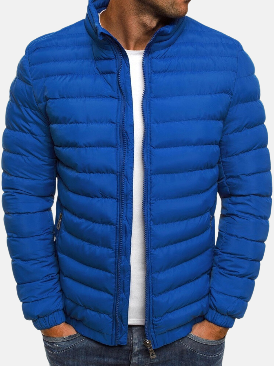 Leichte Steppjacke Reißverschluss Übergangsjacke