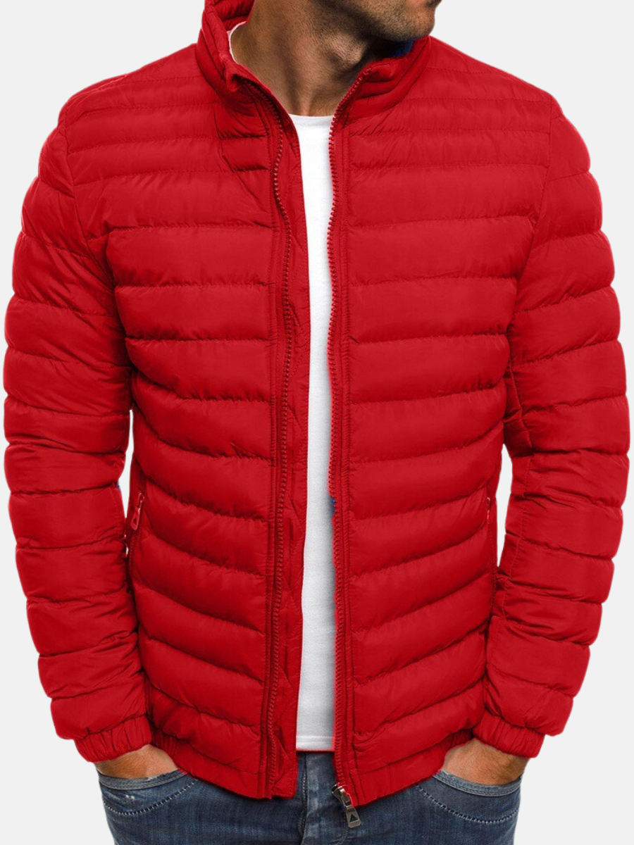 Leichte Steppjacke Reißverschluss Übergangsjacke