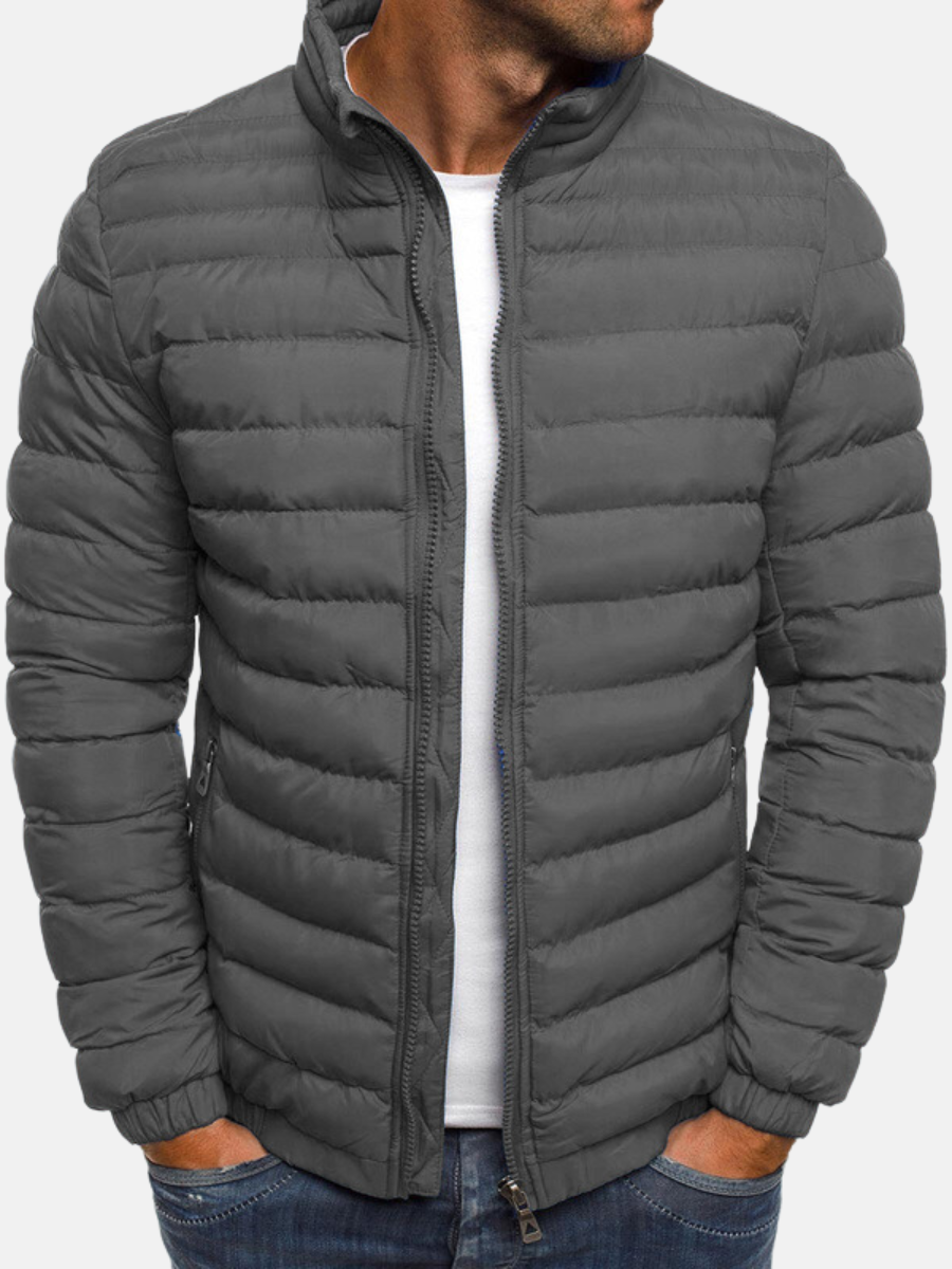 Leichte Steppjacke Reißverschluss Übergangsjacke