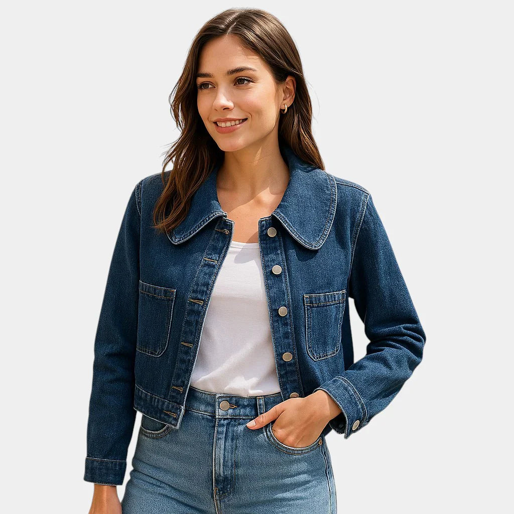 Damen Jacke Klassisch Mit Kragen