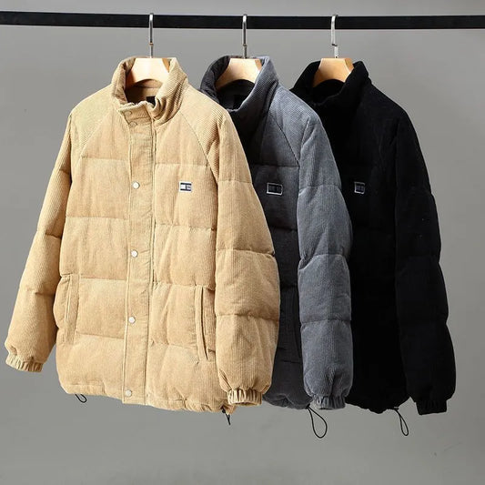 Herren Cordjacke Bequem Braun - Norvielle