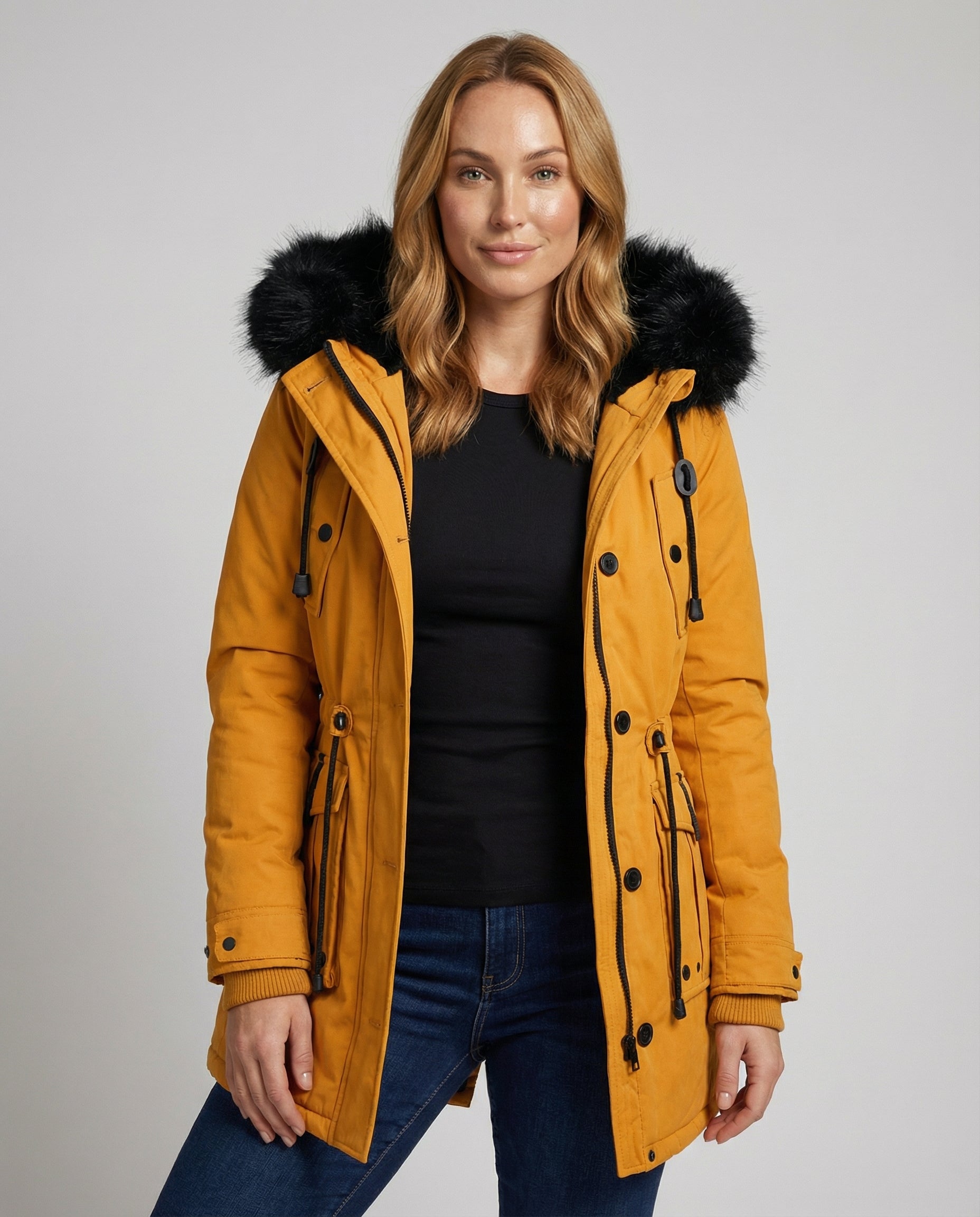 Damen Winterjacke Wasserdicht mit Kapuze - Norvielle