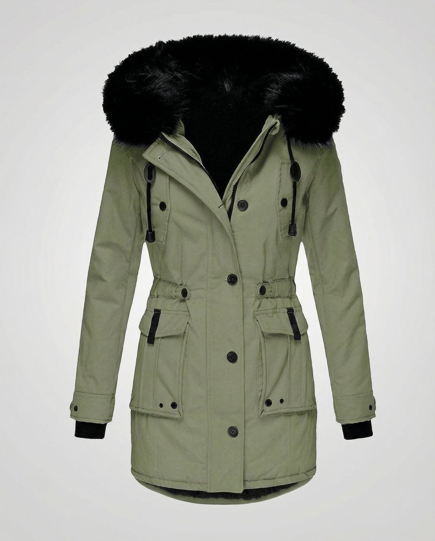 Damen Winterjacke Wasserdicht mit Kapuze