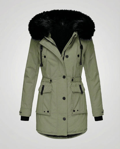Damen Winterjacke Wasserdicht mit Kapuze