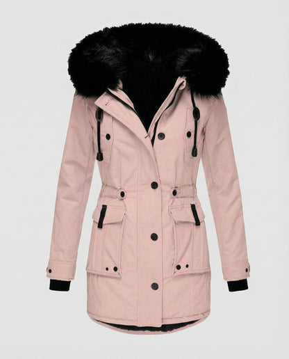 Damen Winterjacke Wasserdicht mit Kapuze