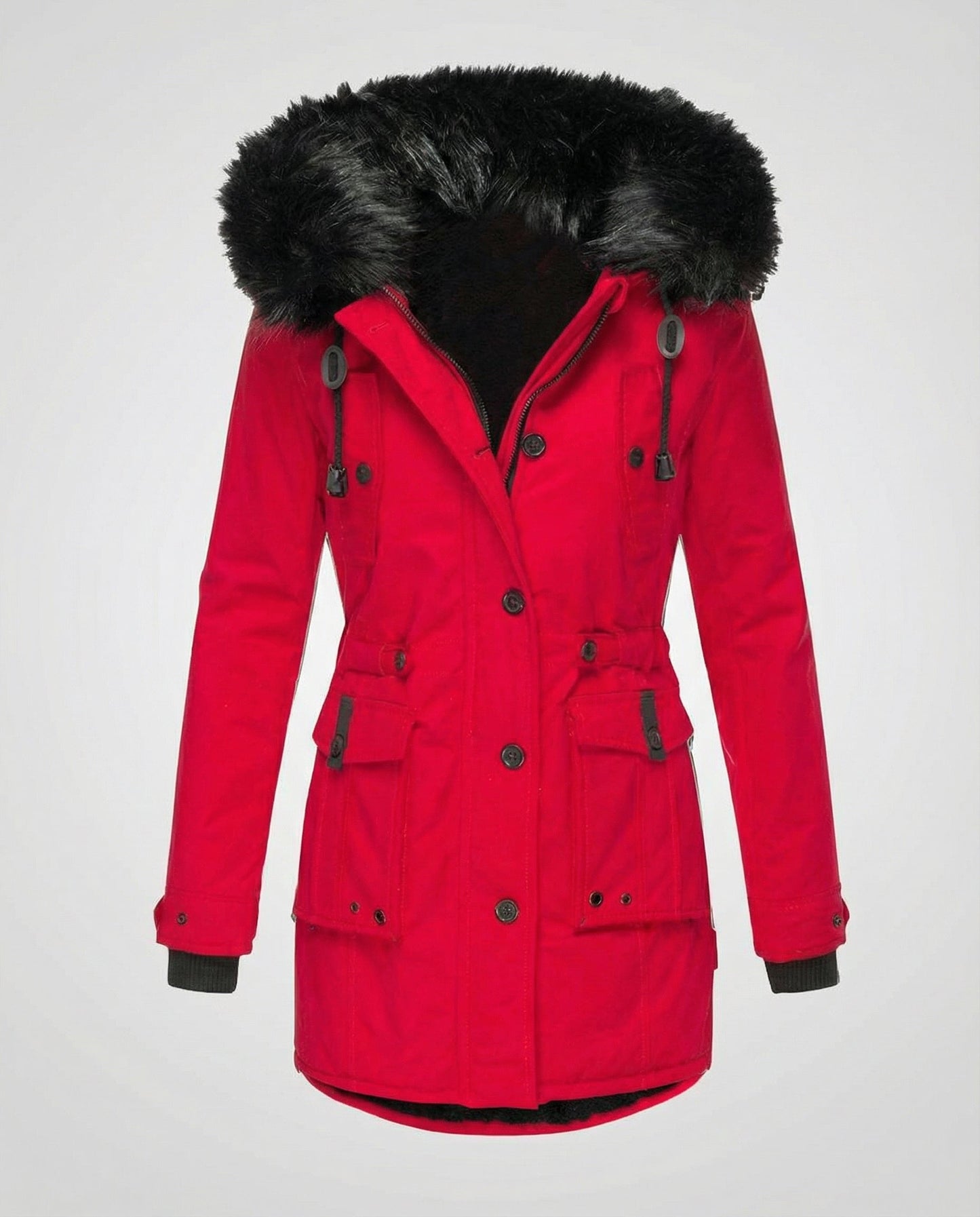 Damen Winterjacke Wasserdicht mit Kapuze