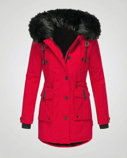 Damen Winterjacke Wasserdicht mit Kapuze