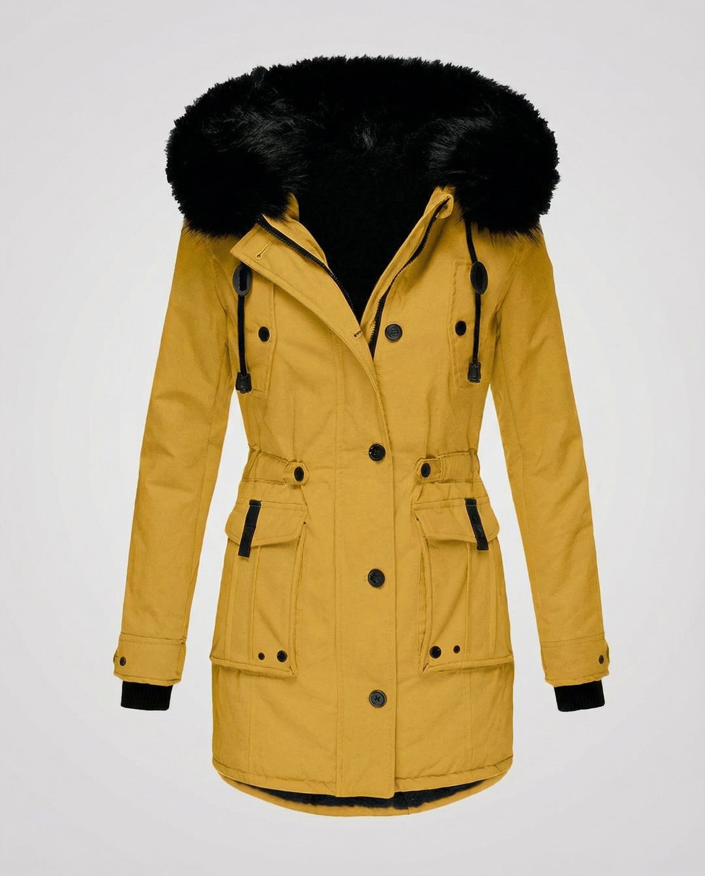 Damen Winterjacke Wasserdicht mit Kapuze