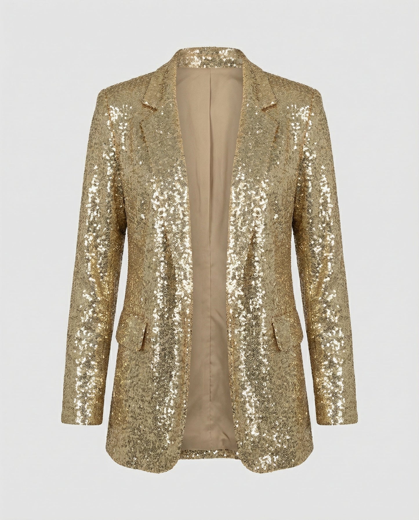 Damen Glitzerjacke Pailletten
