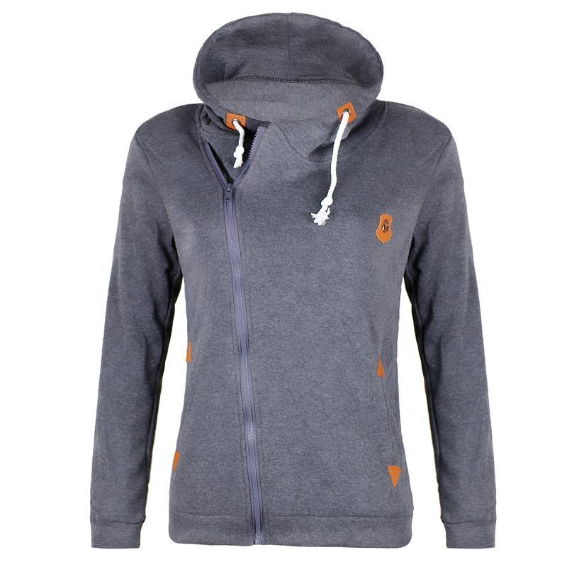 Norvielle Herren Hoodie mit Reißverschluss und Kordelzug