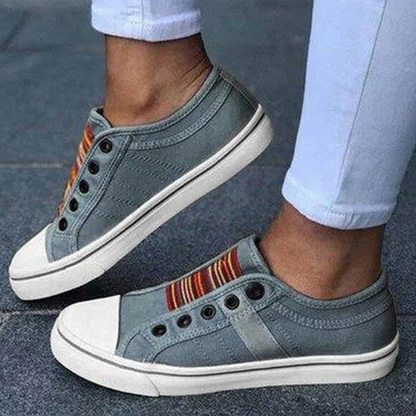 Norvielle Damen Slip-On Turnschuhe Lässig