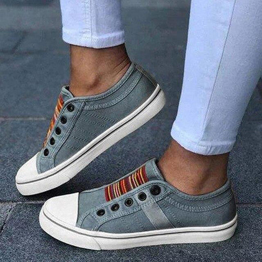 Damen Turnschuhe Stilvoll Leicht Sommer Schwarz - Norvielle