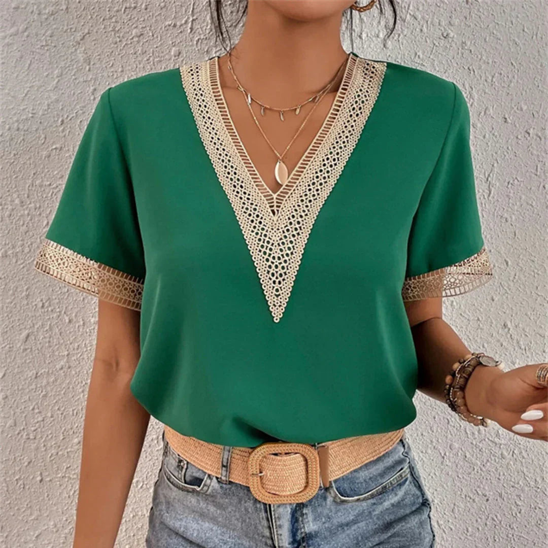 Elegantes Damen T-Shirt Weiß
