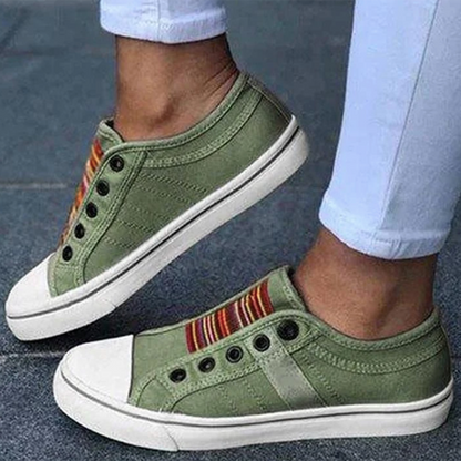 Norvielle Damen Slip-On Turnschuhe Lässig
