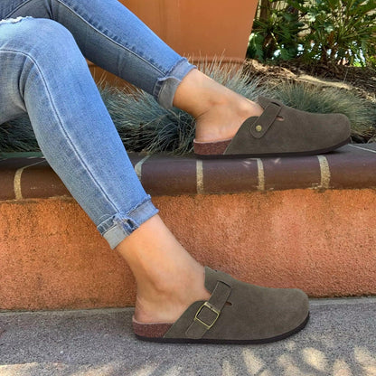Lian Damen Wildleder Sandalen