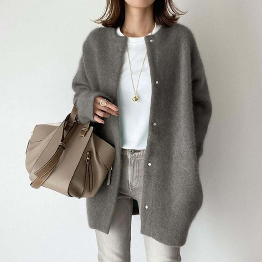 Damen Cardigan Refiniertes Layering-Design