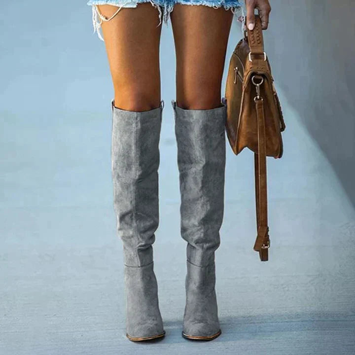 Damen Stiefel Blockabsatz