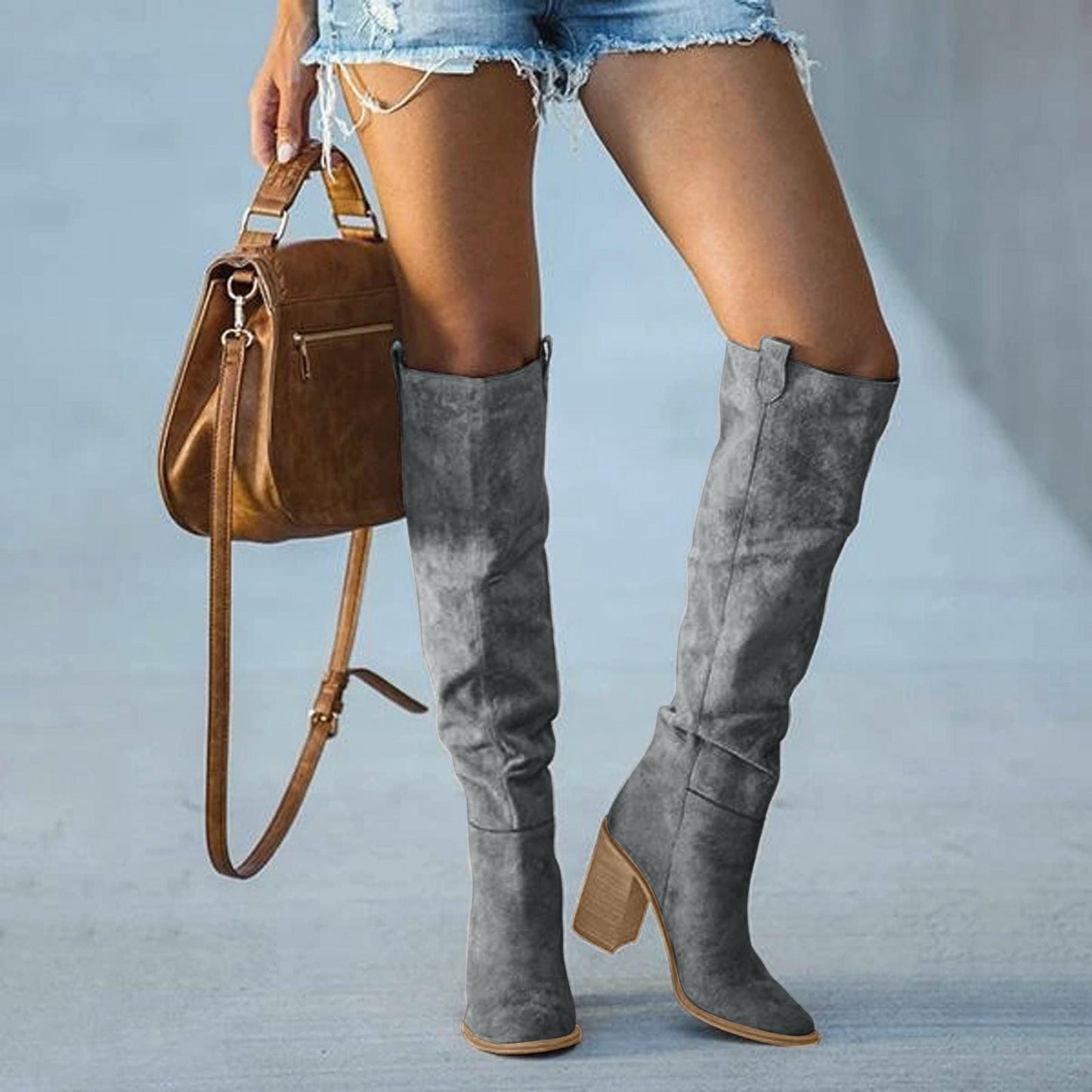 Damenstiefel Blockabsatz Trend