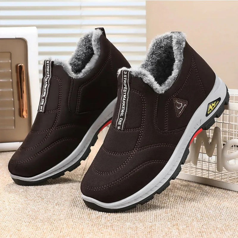 Damen Sneaker Rutschfeste Fleece-Sohle