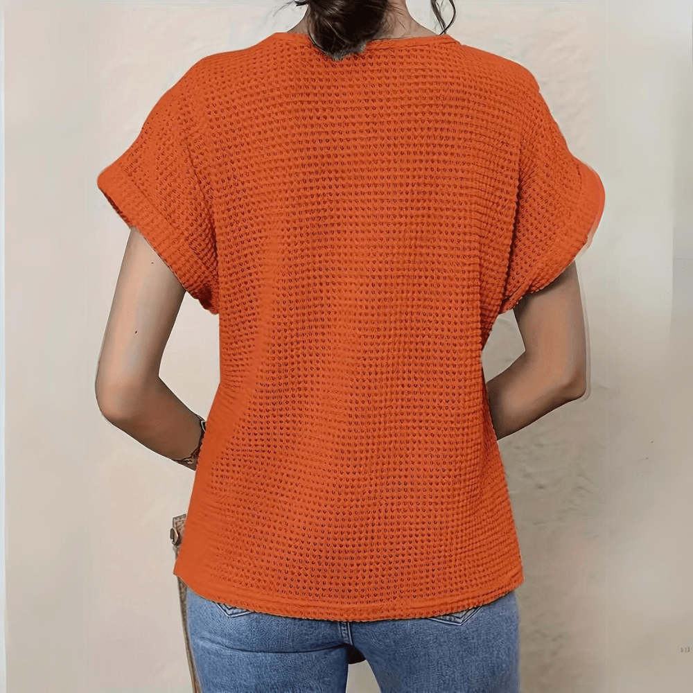 Ibiza Bluse Elegantes Damenoberteil aus Leinen Weiß
